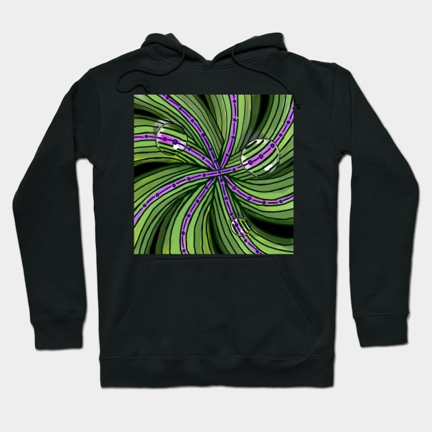 Succulent Dewdrops in Abstract Hoodie by laceylschmidt